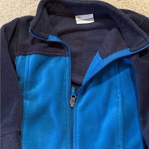 Columbia Two-Tone Blue Fleece Jacket